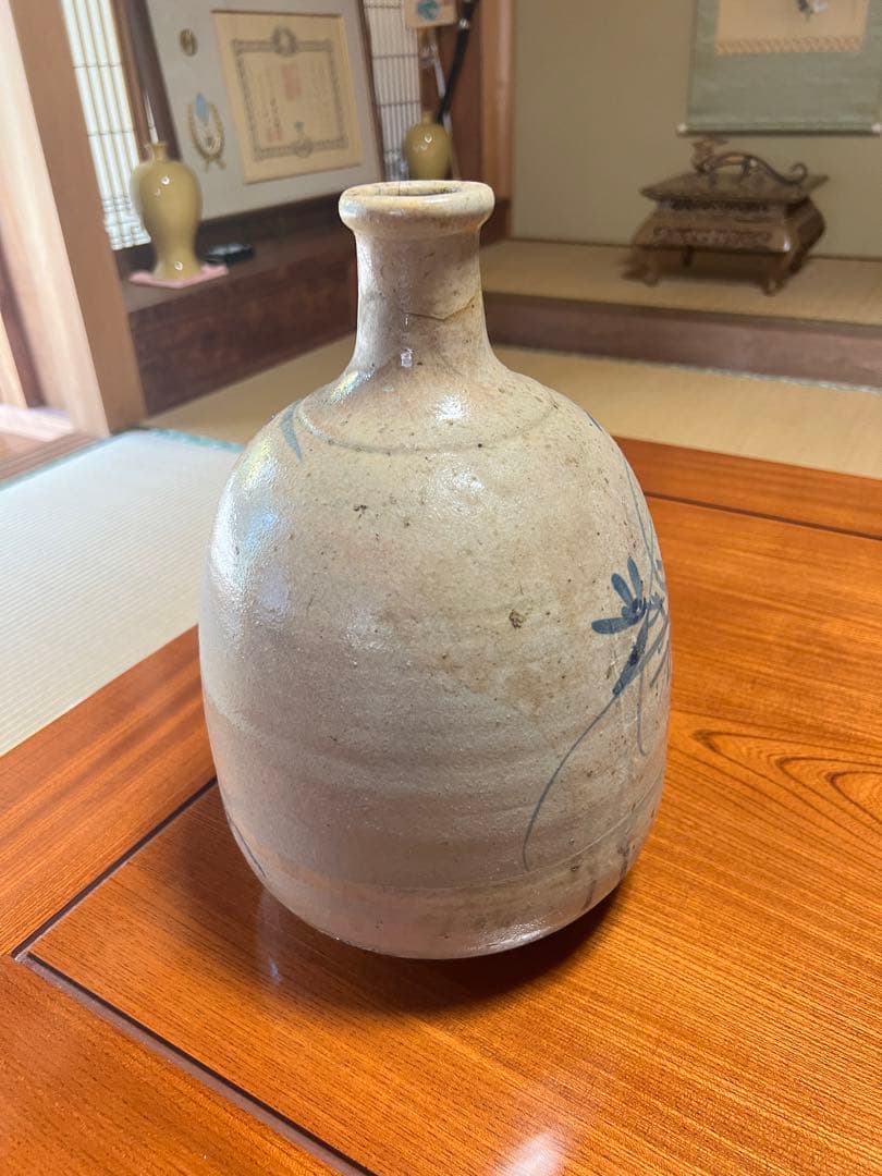 出雲楽山焼 骨董品 瓶 壺 アンティーク