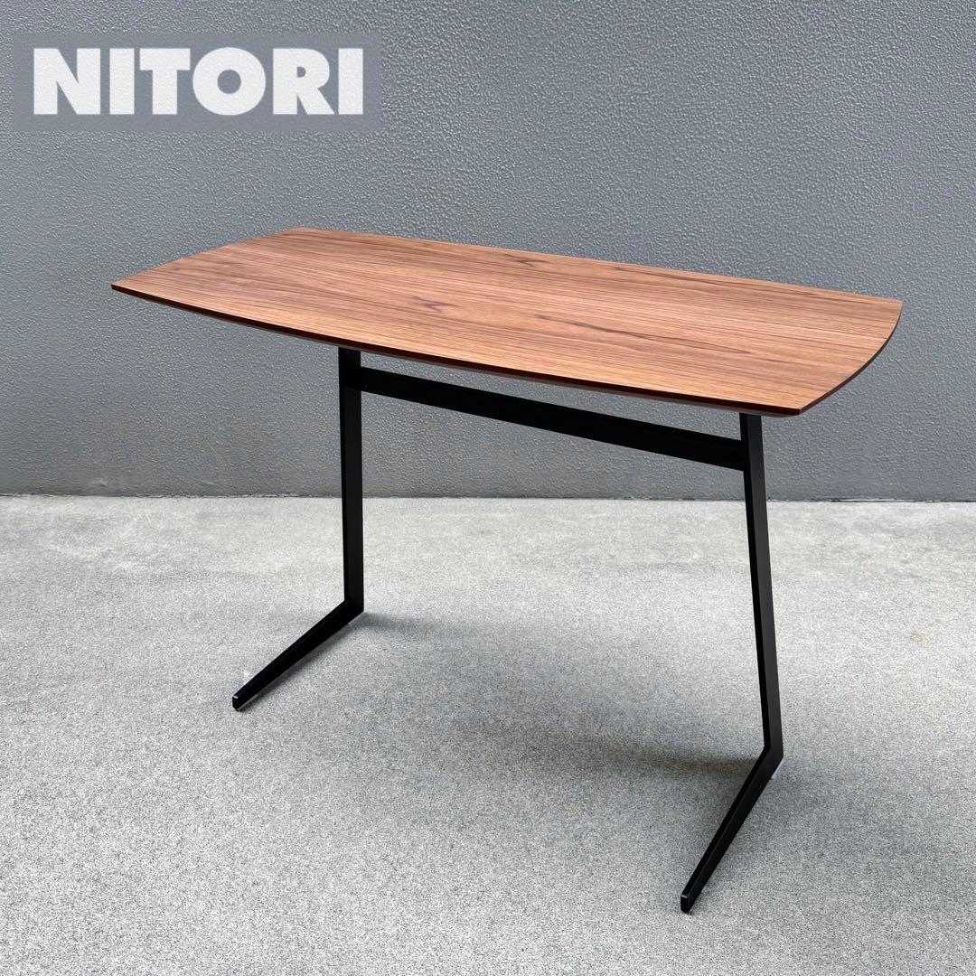 美品✴︎ニトリ サイドテーブル N ファルコ ウォールナット ソファサイド 高級