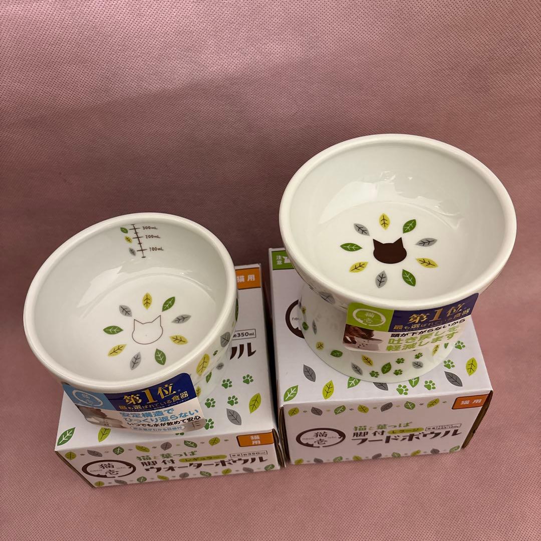 いーちゃん 猫壱　猫と葉っぱ2個　flower 2個セット　合計４セット