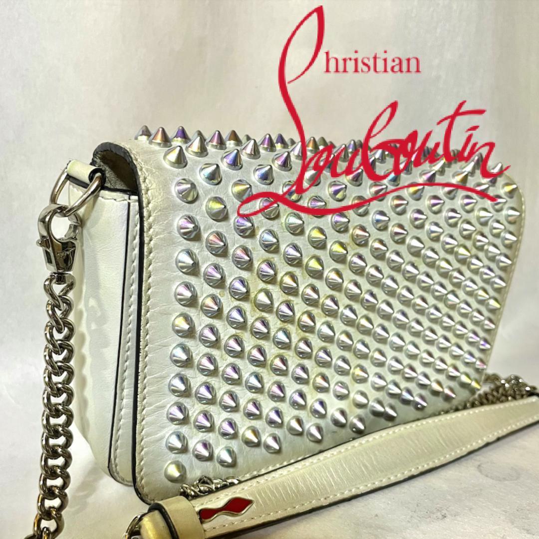 クリスチャン ルブタン 2way ショルダーバッグ スマホポーチレディースメンズ