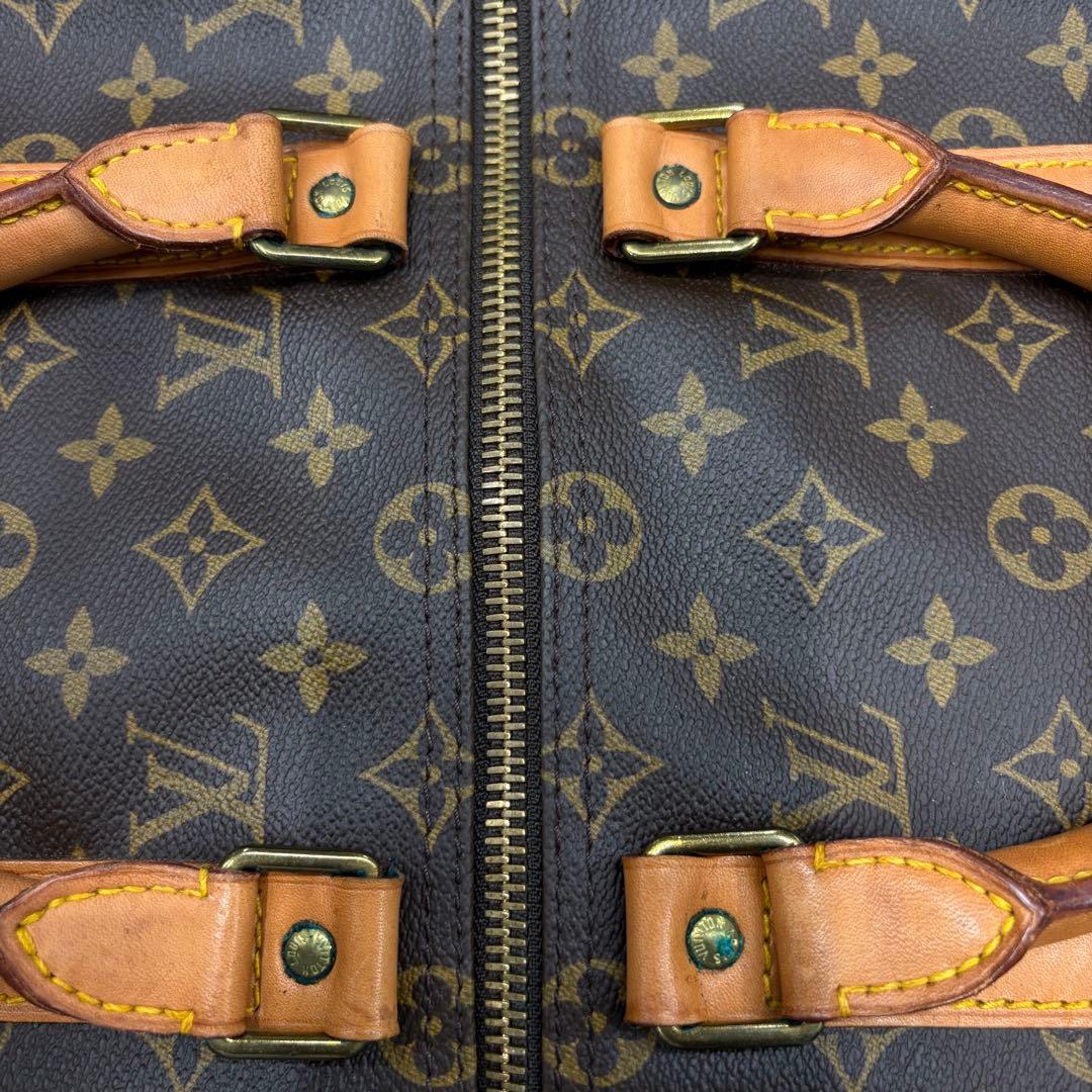 ルイヴィトン　モノグラム　キーポル50　ボストンバッグ　ブラウン　旅行