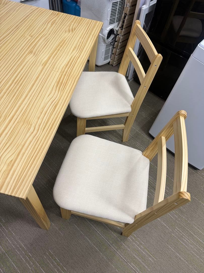 【超美品】LOWYA ロウヤ　ダイニングテーブル 5点セット　NEWナディア