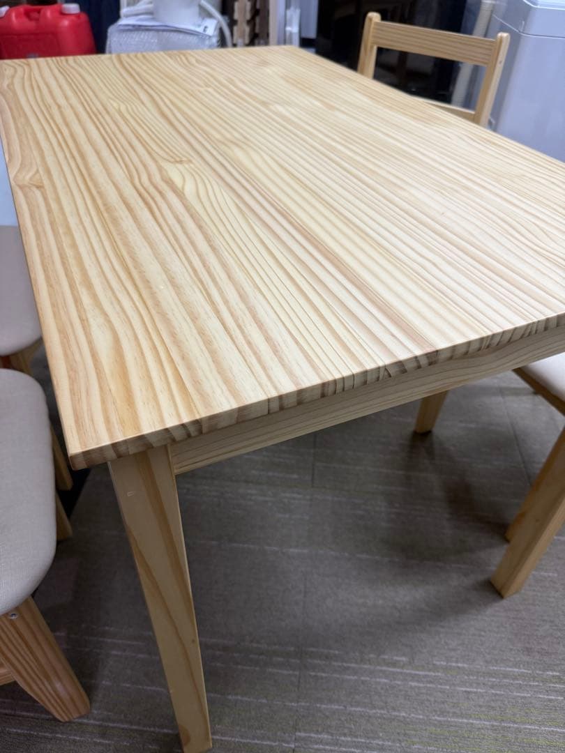 【超美品】LOWYA ロウヤ　ダイニングテーブル 5点セット　NEWナディア