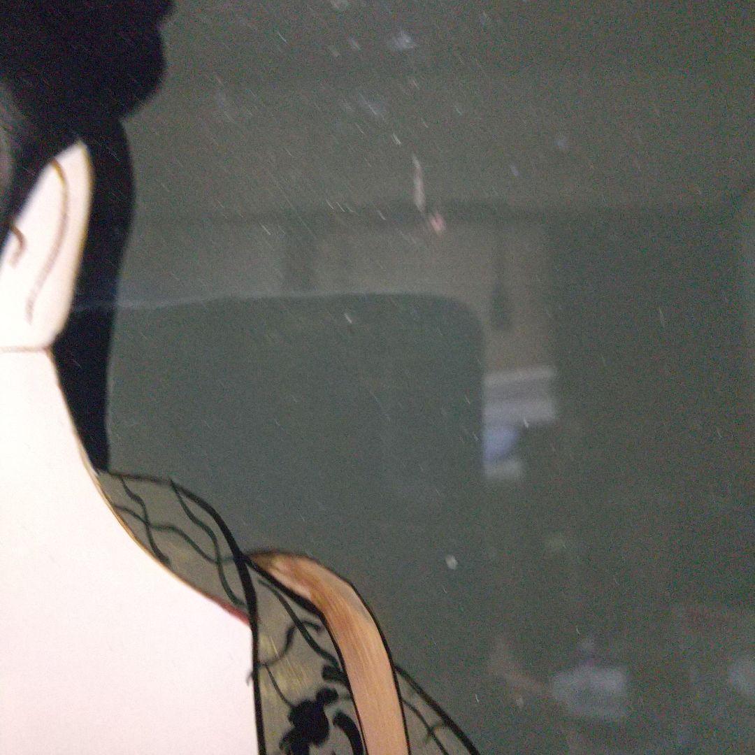 硝子絵 額装 婦人相学十躰 / 浮気之相図 喜多川 歌麿 反転写し