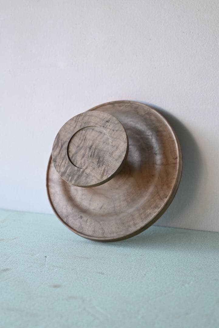 アンティーク 木製 花台 展示台 古道具 ケーキスタンド 木台