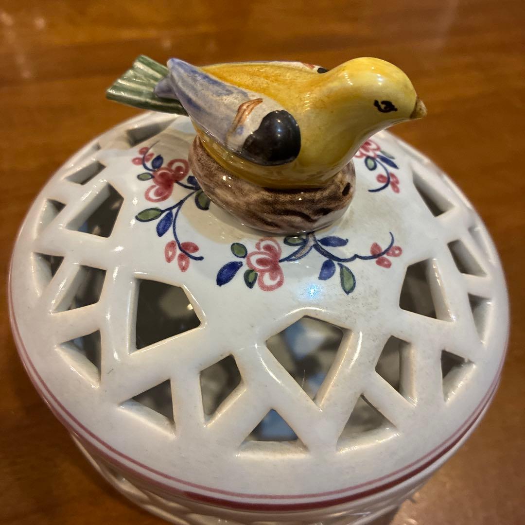 フランス製 ハンドペイント 小物入れ Tiffany & Co向け