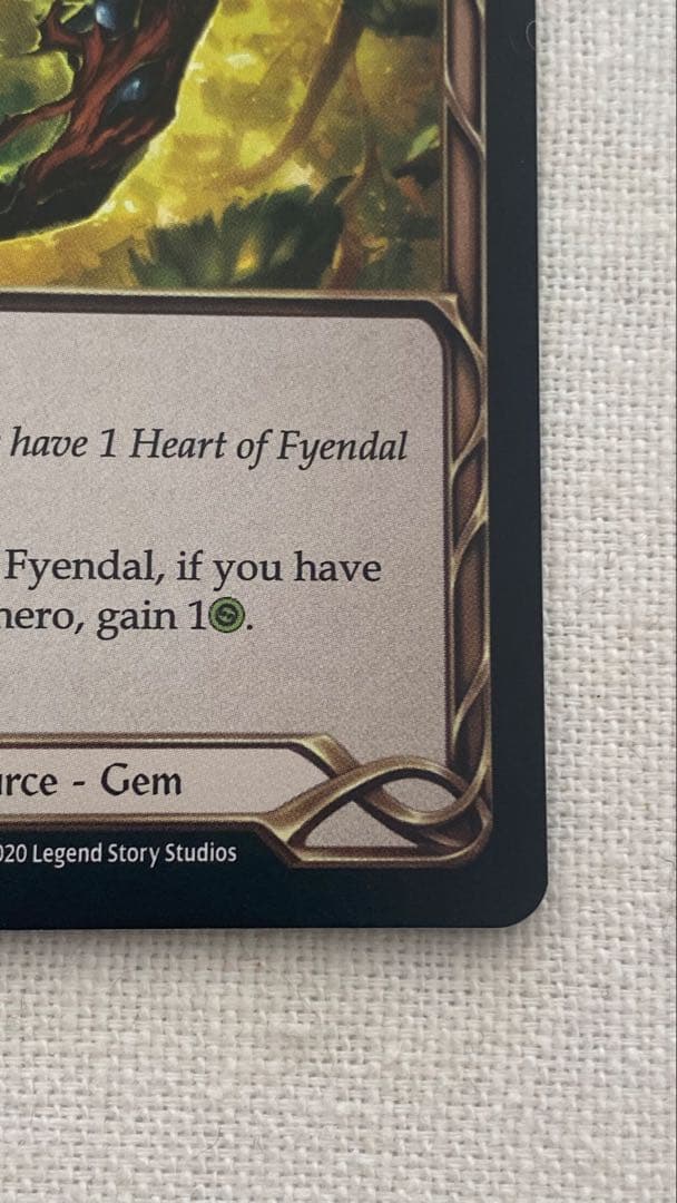 Heart of Fyendal Rainbow foil　fab