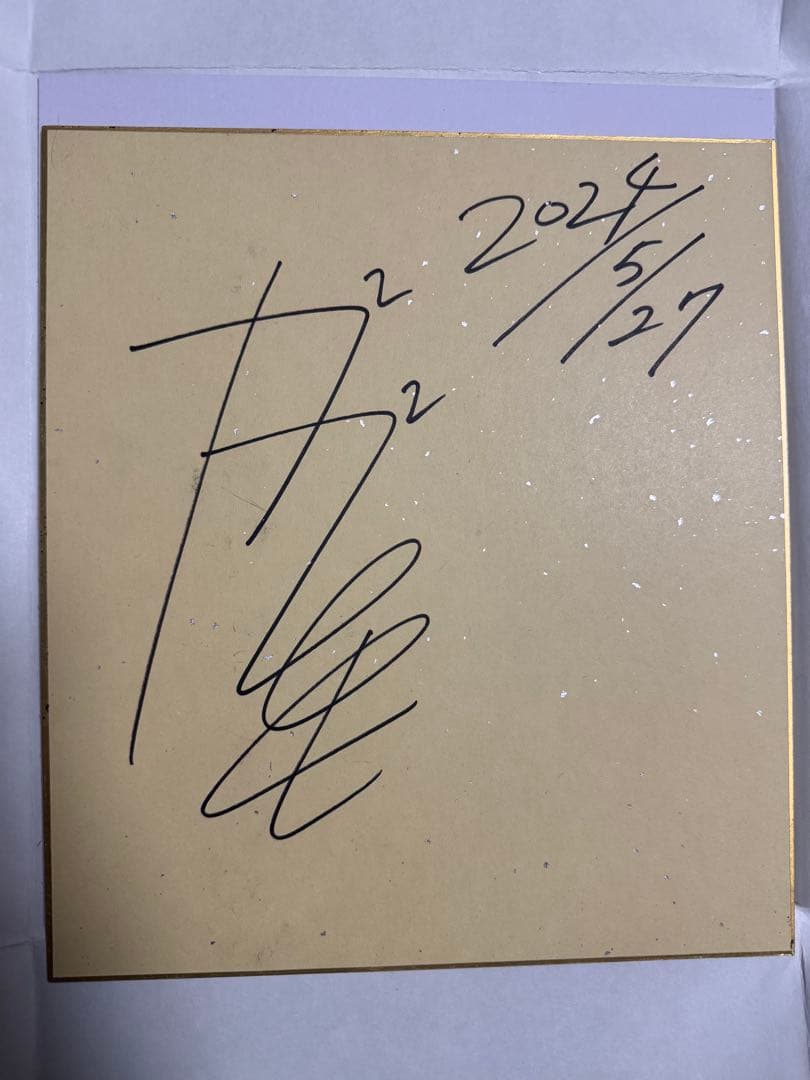 ガガイモ　会場限定品　抽選当選品　直筆色紙　個展　黒網美人　黒髪美少女