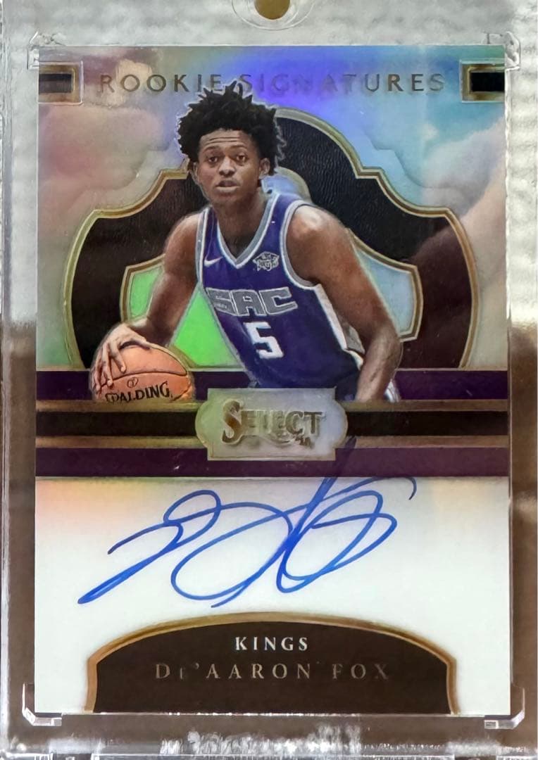 De'Aaron Fox RC autograph /199シリ silver