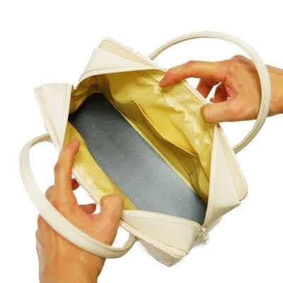 和装バッグ　利休バッグ　金蘭織物 入卒式　結婚式　お茶席・商品番号3-1