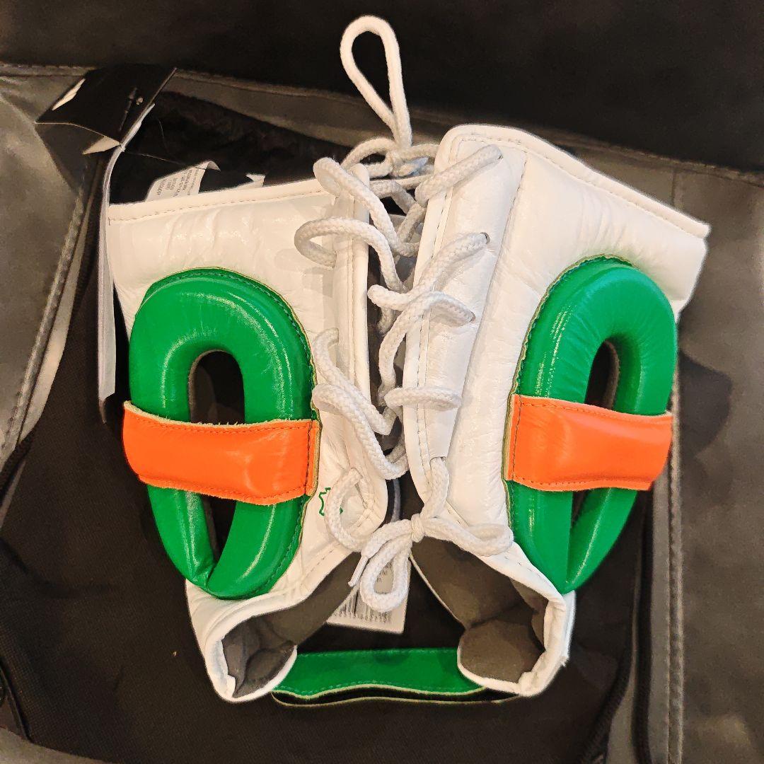 新品未使用☆マクレガーadidas ヘッドギア ホワイト　サイズL