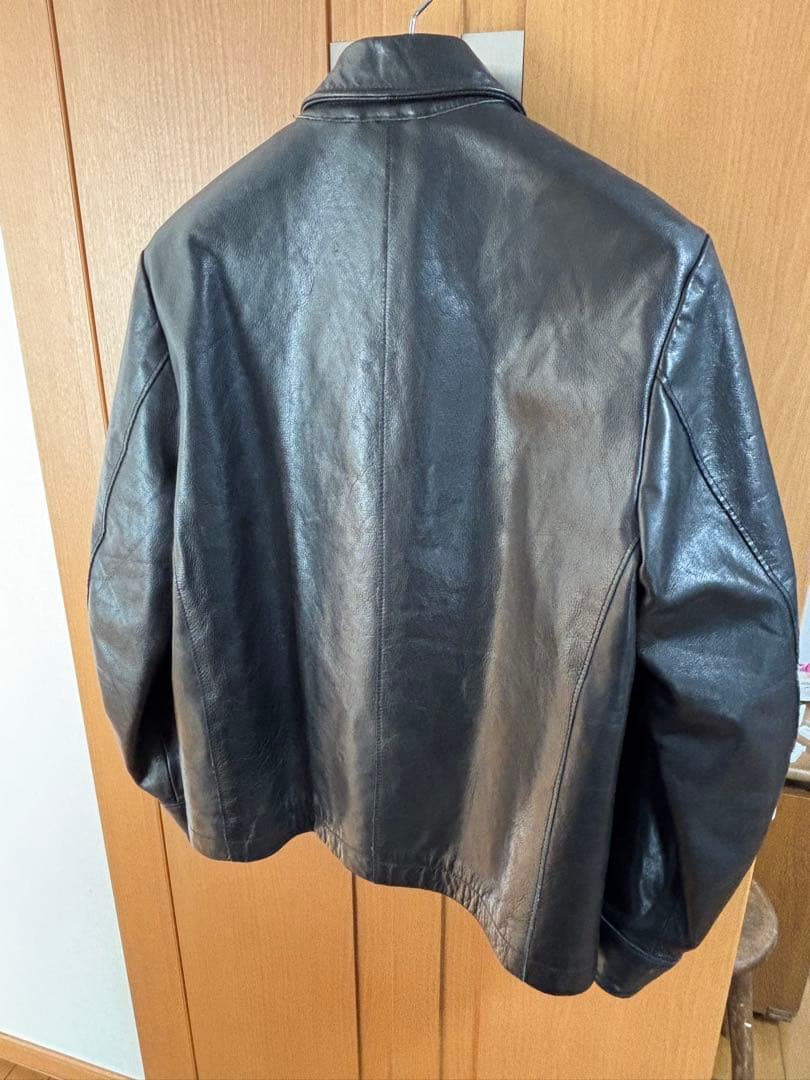 old GAP レザー シングルライダース Mサイズ