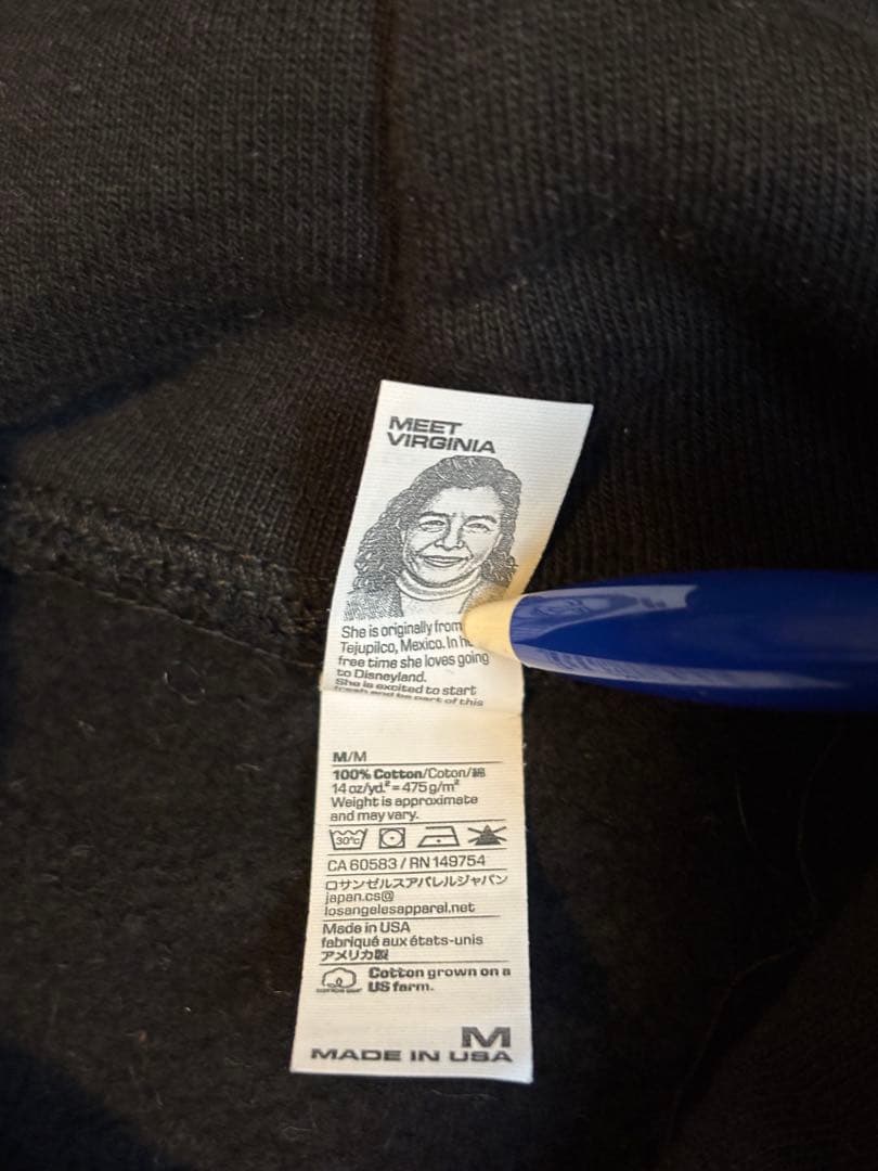 ロサンゼルスアパレルパーカー　Mサイズ