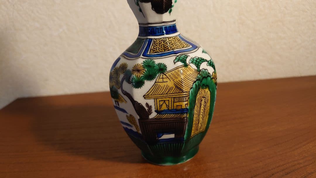 古九谷　九谷焼　吉田屋　青九谷　蔵出し　１客