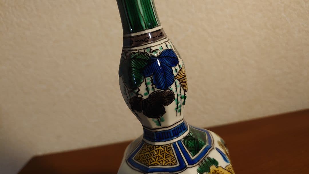 古九谷　九谷焼　吉田屋　青九谷　蔵出し　１客