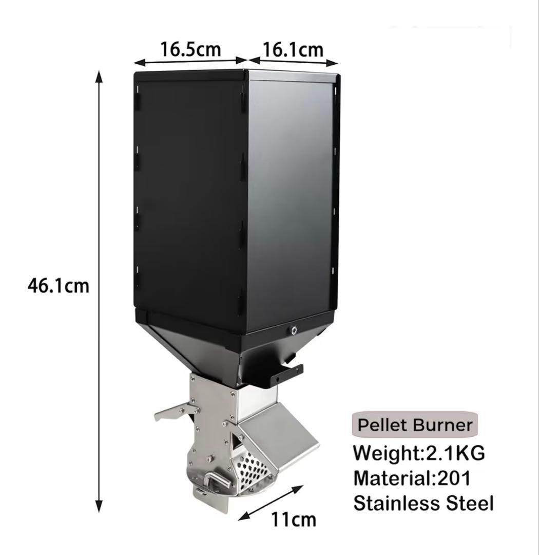 SENQI ペレット薪ストーブ　二回使用　ブラック