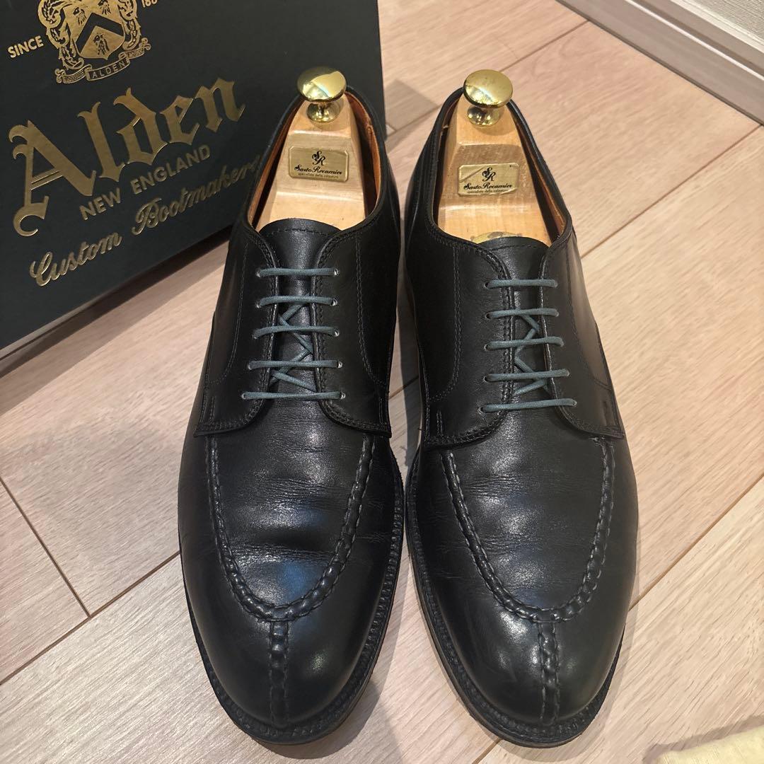 お値下げオールデン　ノルウェージャンスプリット　ダービー　カーフ　961　NST