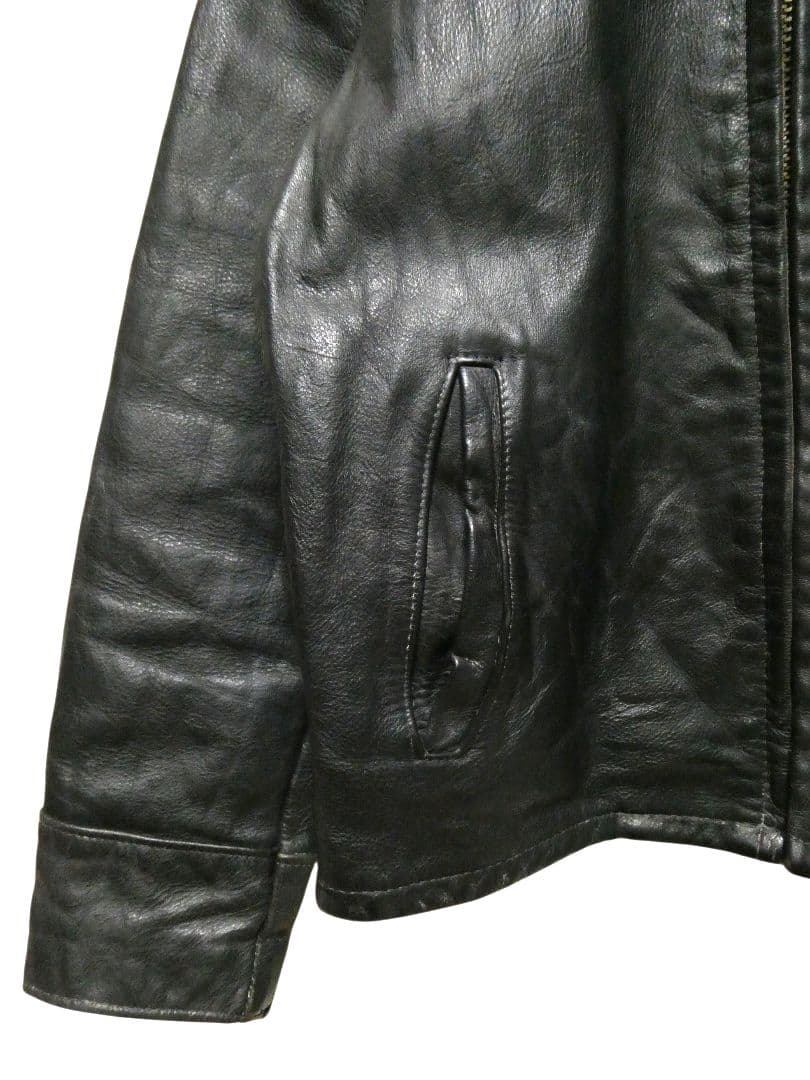 ビッグサイズ40！ハイウェイマンタイプ！ショット681襟付トラッカージャケット