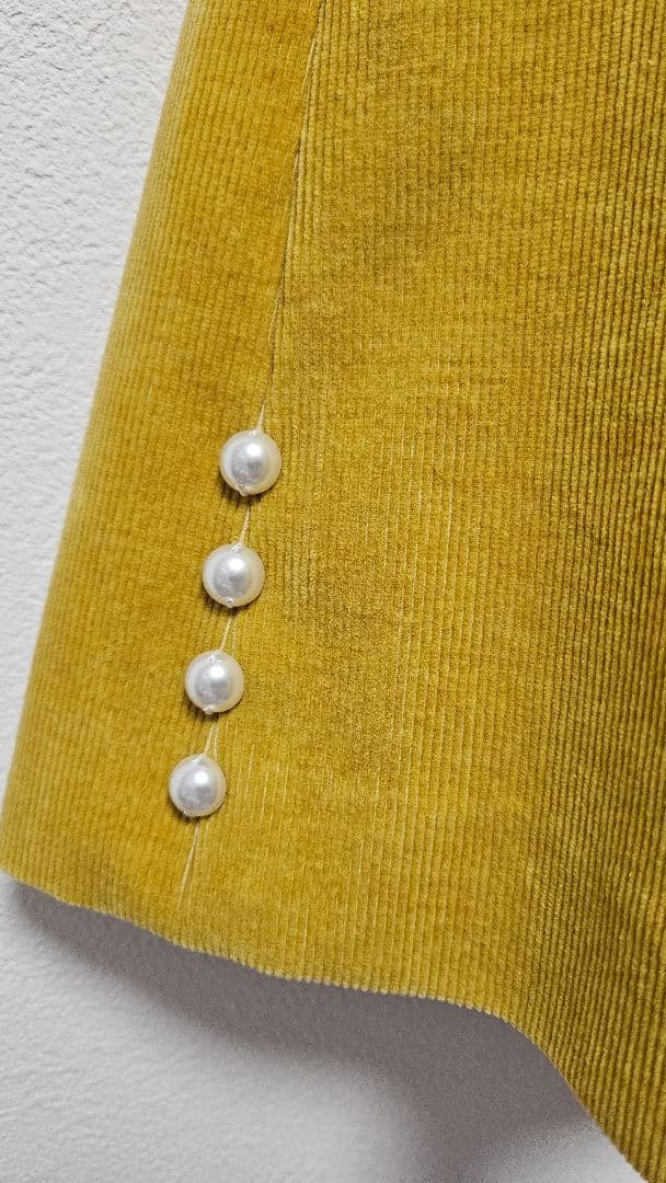 【新品未使用】Reneマスタード コーデュロイ キュロット