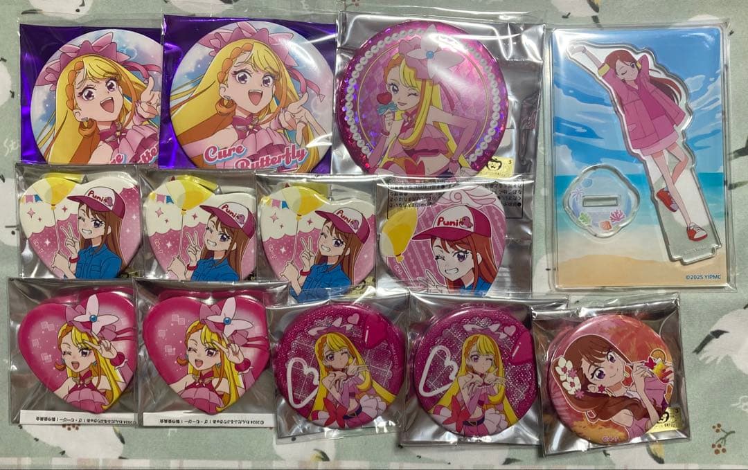 ひろプリ キュアバタフライ 聖あげは 缶バッジ アクスタ