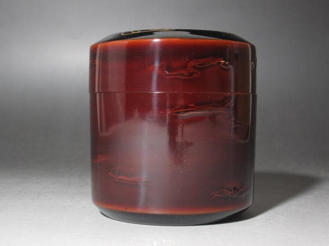 ★　中村宗哲　桜川蒔絵　雪吹　遠州流　12世　小堀宗慶花押がございます★x560