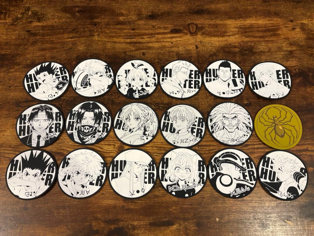 HUNTER×HUNTER ハンターハンター　ビックラバーコースターコンプ18枚