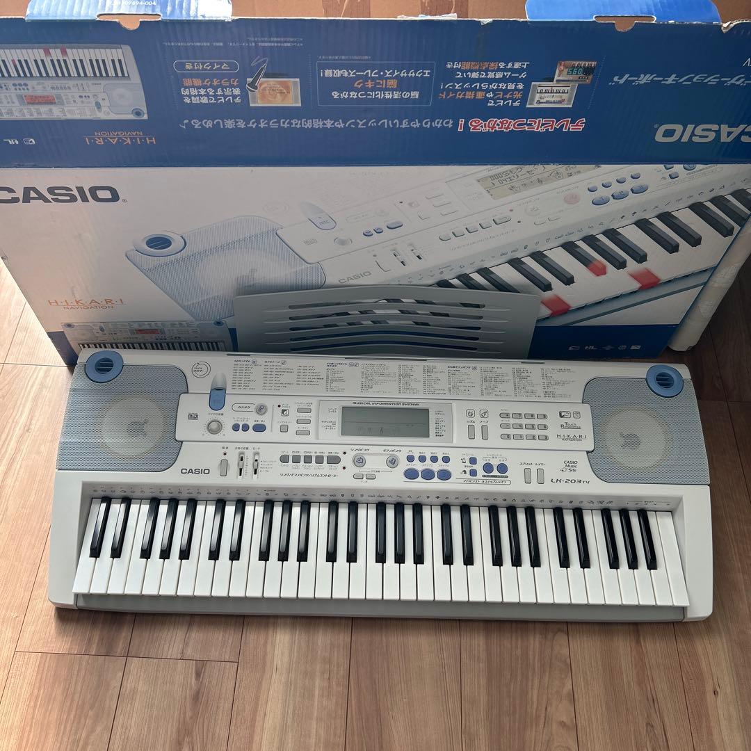 CASIO LK-203TV61鍵盤キーボード