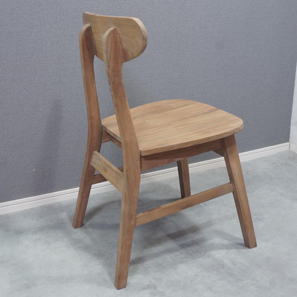 チークチェア（ナチュラル）　ダイニングチェア　無垢　teak シンプル