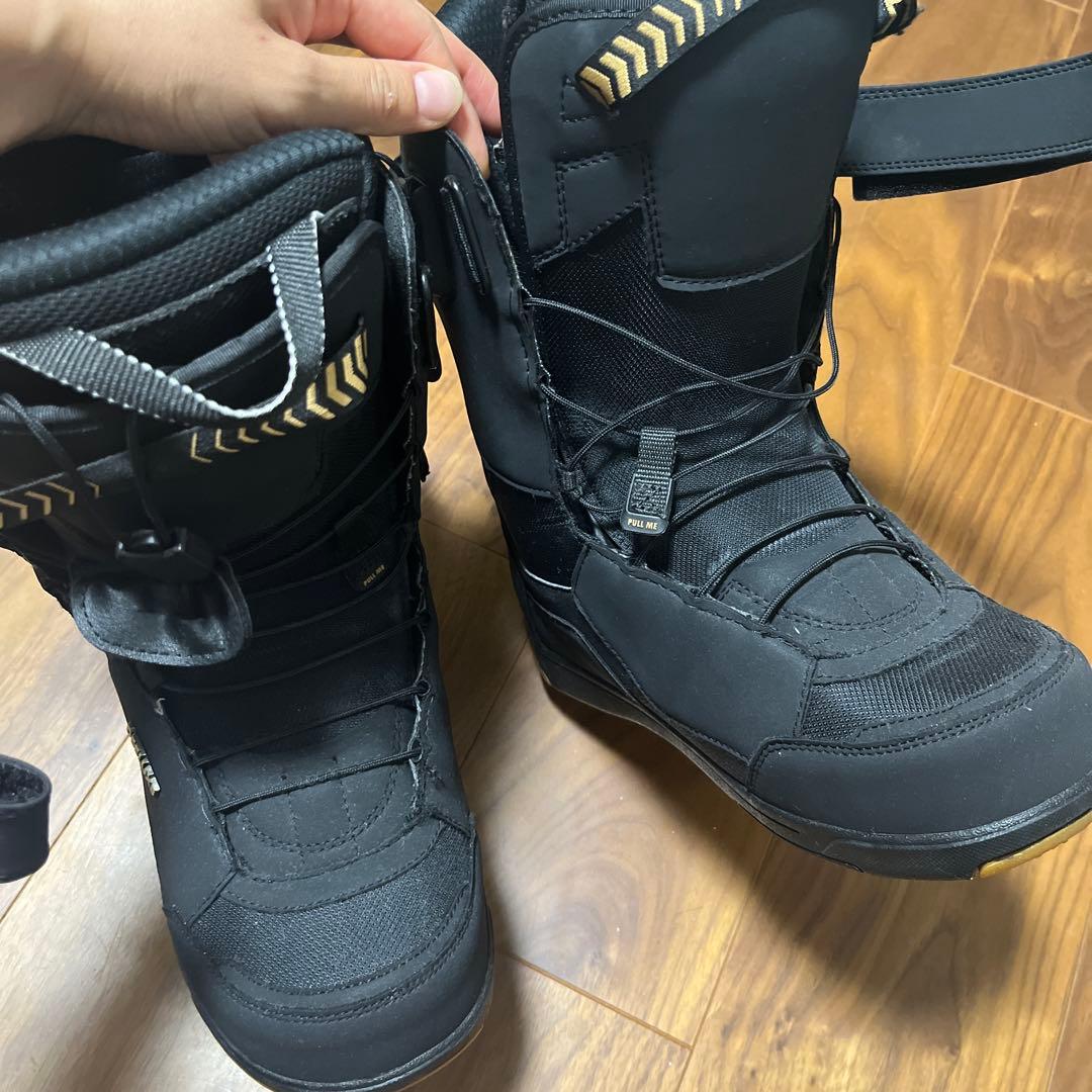 DEELUXE ブラック スノーボードブーツ ダイヤル式 US8.5