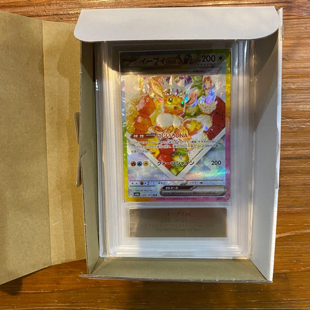 ARS10 鑑定書　イーブイex SAR SV8a テラスタルフェス