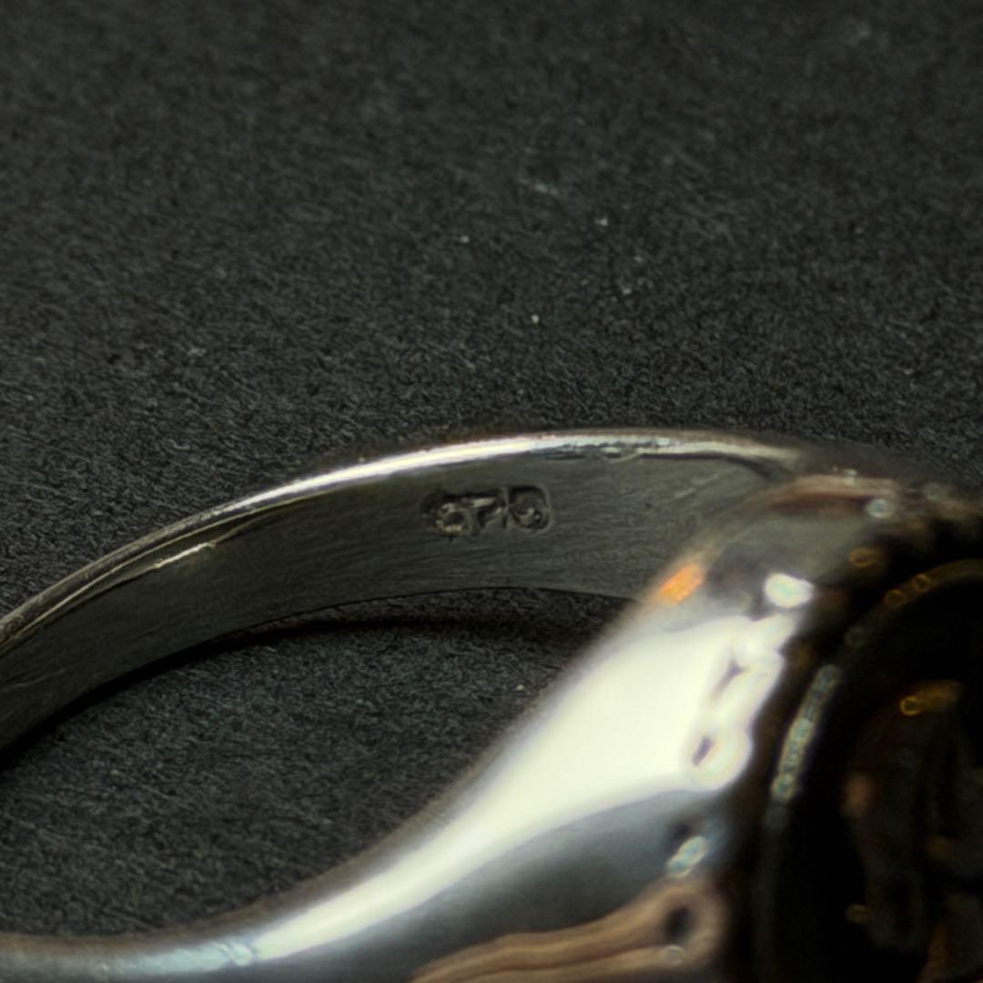 シルバー925 silver エリザベス女王リング/軽研磨仕上げ/21号