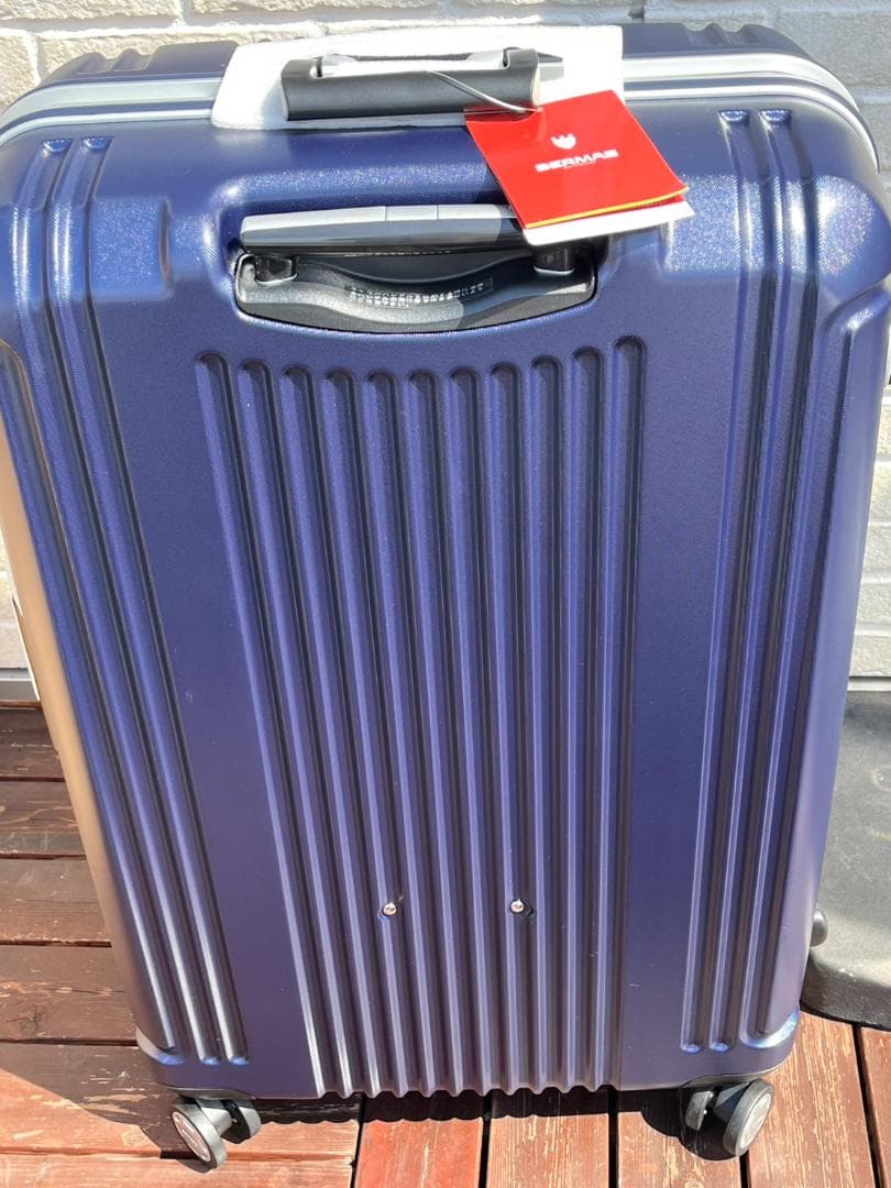 【新品未使用品】BERMAS ネイビー キャリーケース　97L