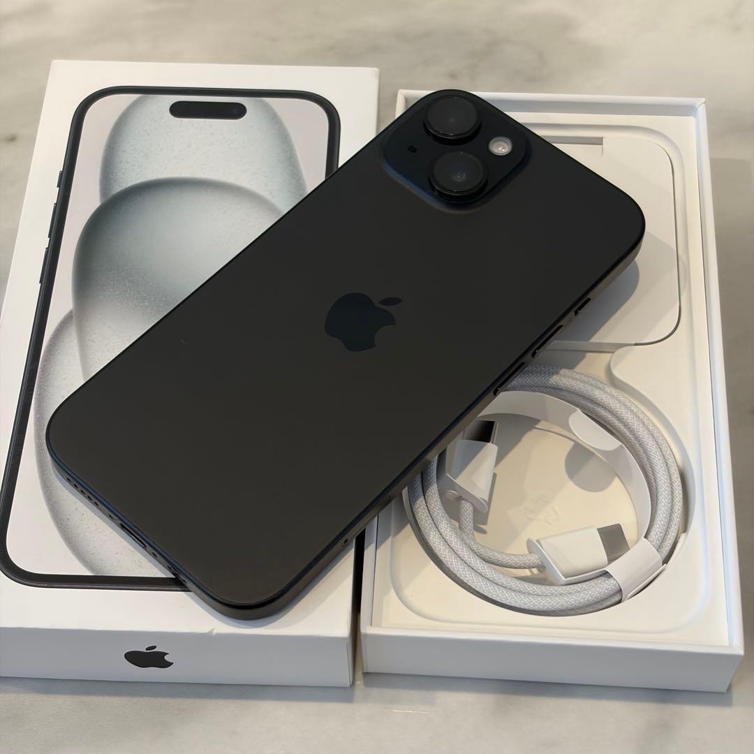 【早い者勝ち】iPhone 15 ブラック 128GB本体 SIMフリー