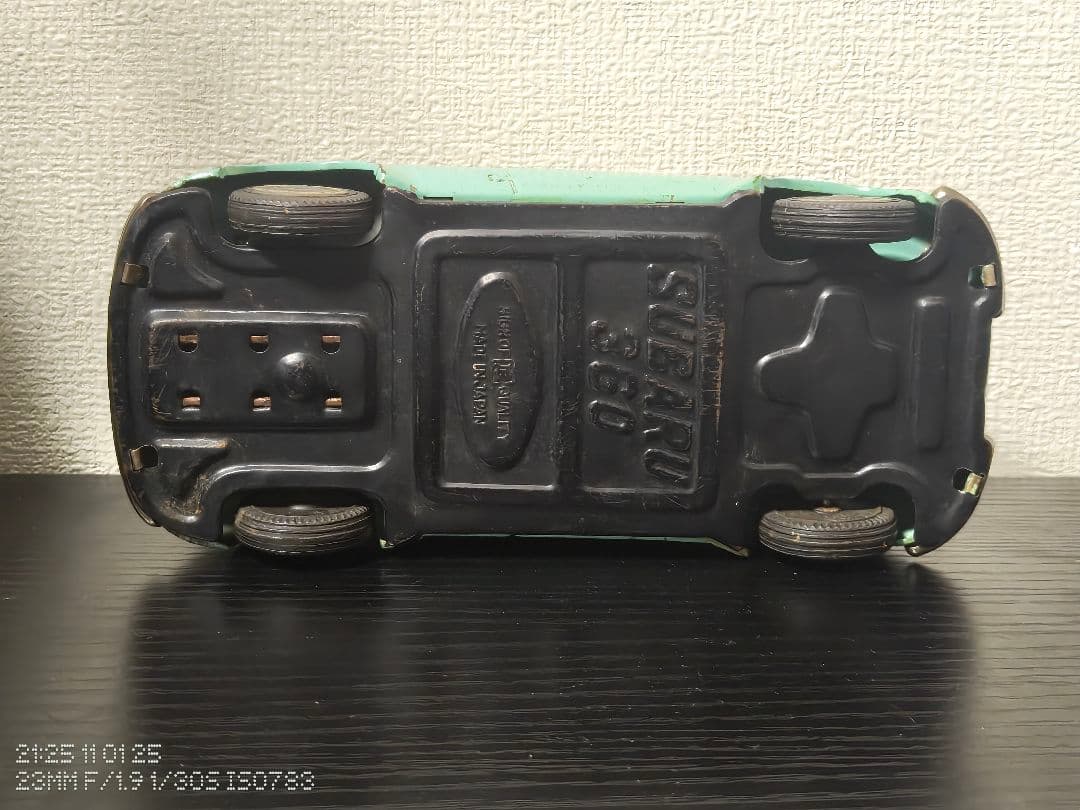 BANDAI　バンダイ　SUBARU　スバル360　左ハンドル　ブリキ　箱なし