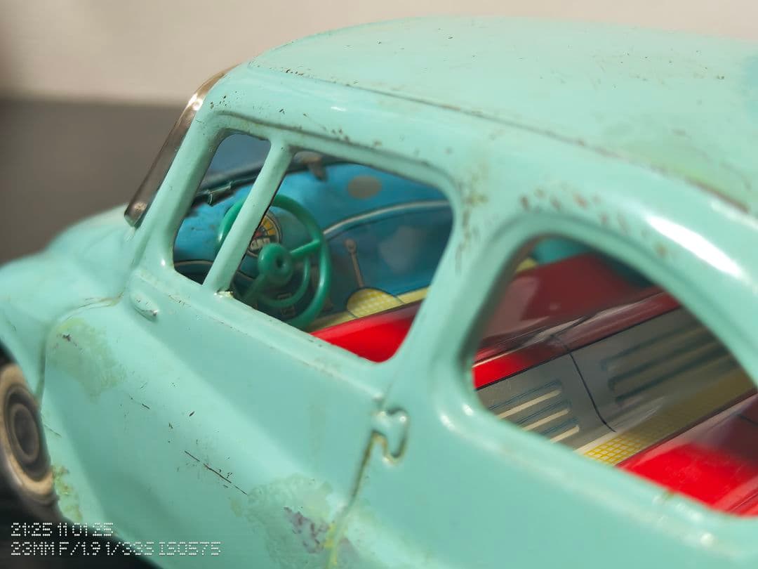 BANDAI　バンダイ　SUBARU　スバル360　左ハンドル　ブリキ　箱なし