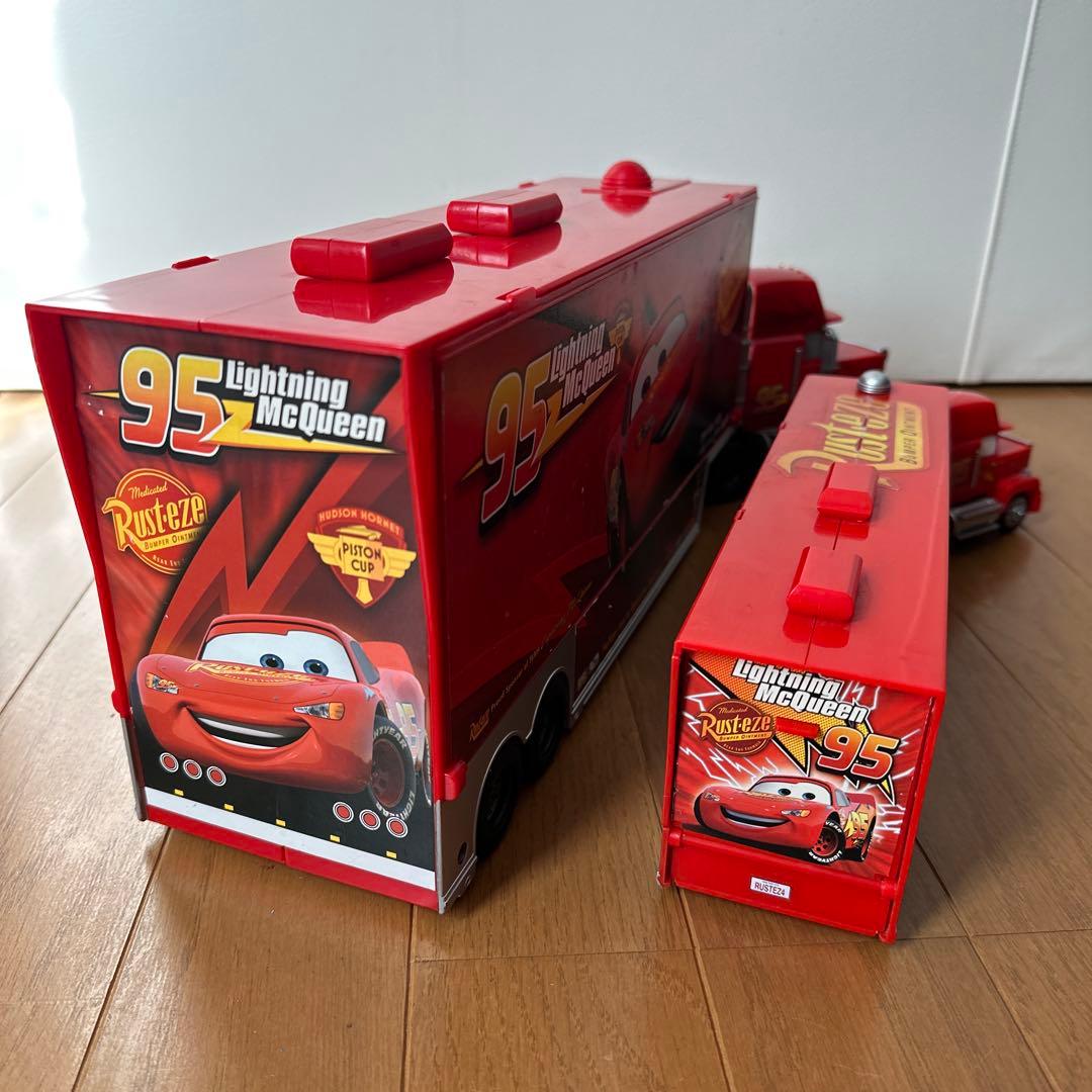 限定値下　廃盤レア希少　カーズ ディズニー トミカ 大きなマックトレーラー