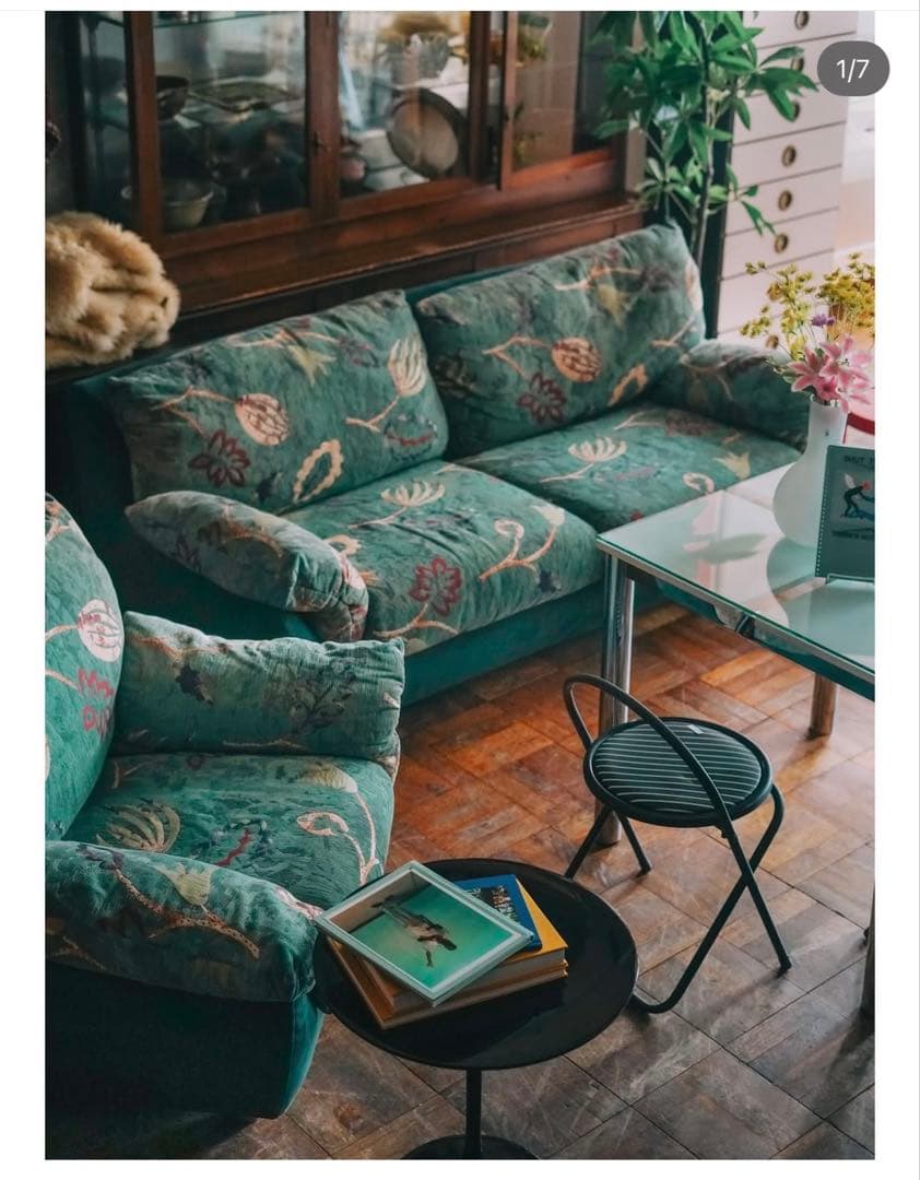 FUKULA⭐️花柄ソファ⭐️破格‼️早い者勝ち‼️