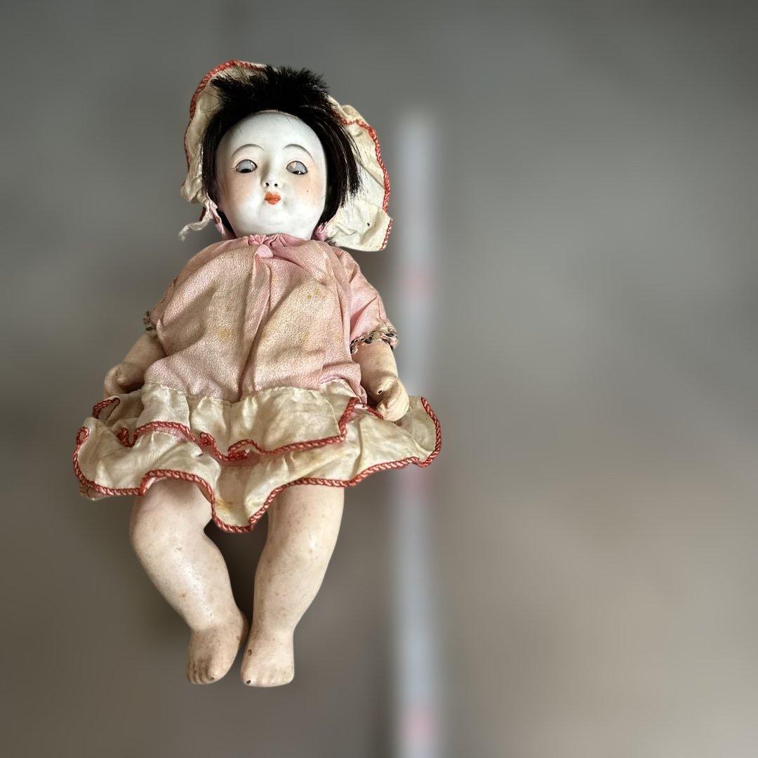 かわいすぎるサクラビスク　陶器製 ピンクドレス