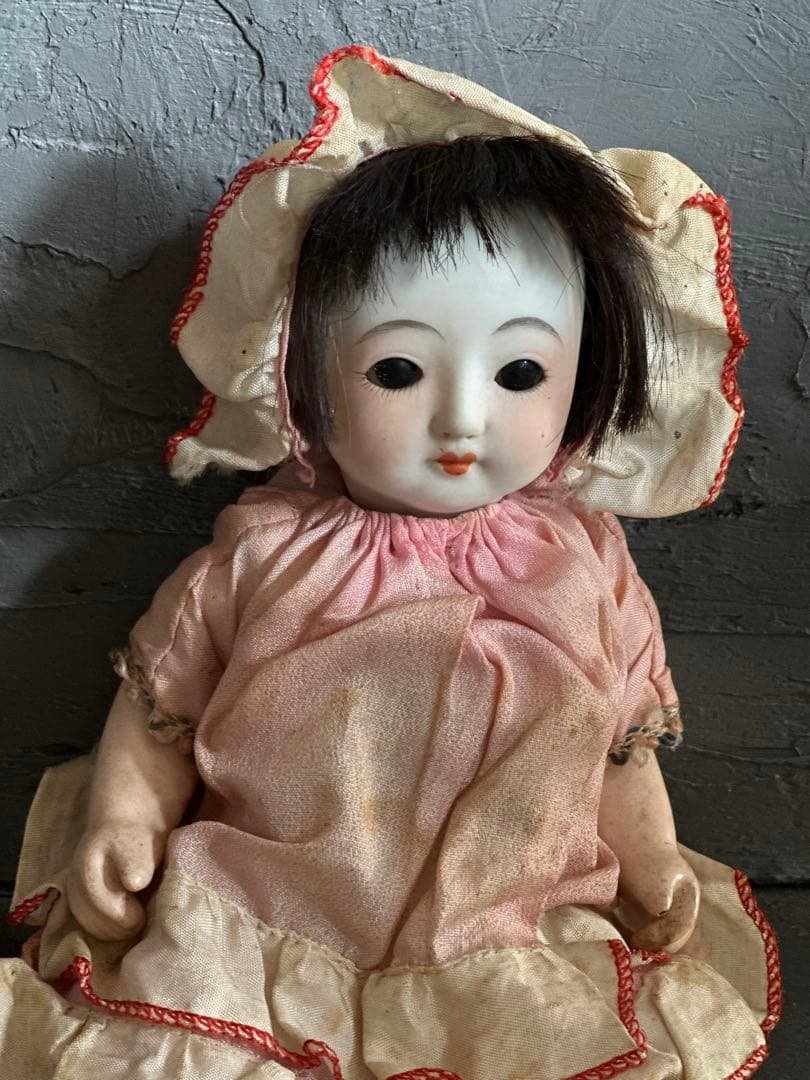 かわいすぎるサクラビスク　陶器製 ピンクドレス