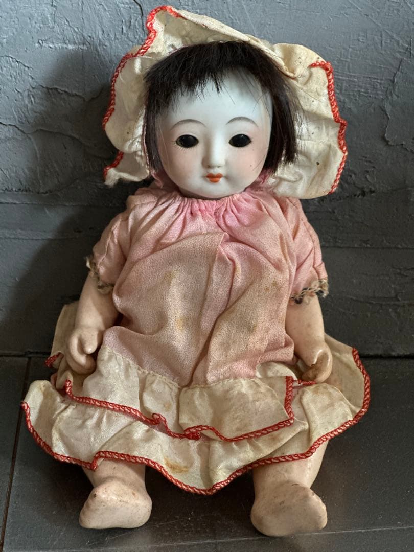 かわいすぎるサクラビスク　陶器製 ピンクドレス