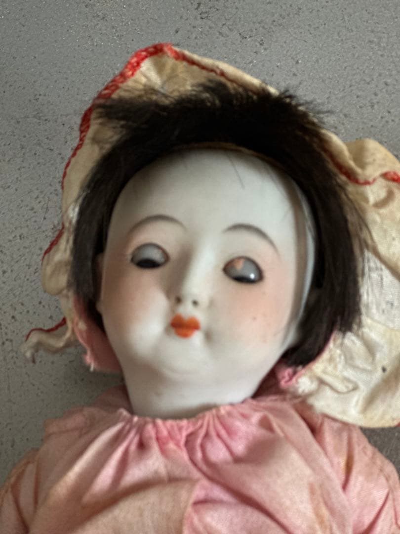 かわいすぎるサクラビスク　陶器製 ピンクドレス