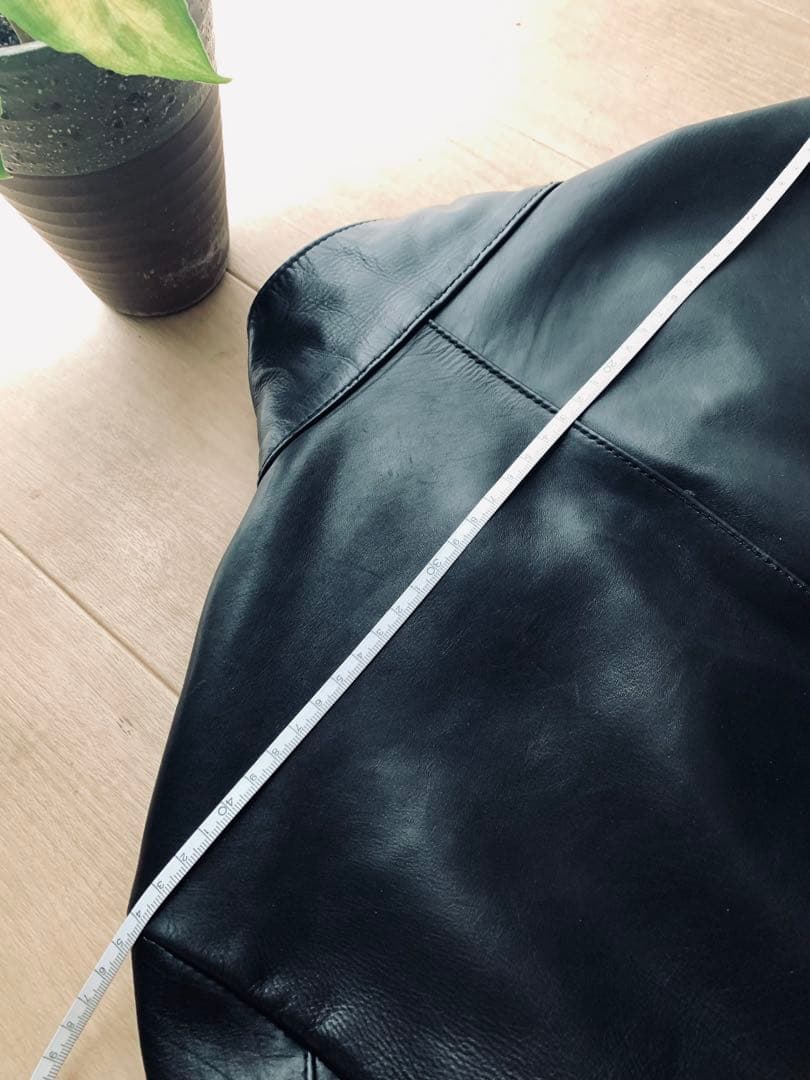 シェラック！展示会オーダー限定ライダース！裏地パイソン高級キュプラ！希少サイズ！