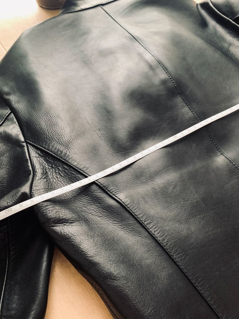 シェラック！展示会オーダー限定ライダース！裏地パイソン高級キュプラ！希少サイズ！