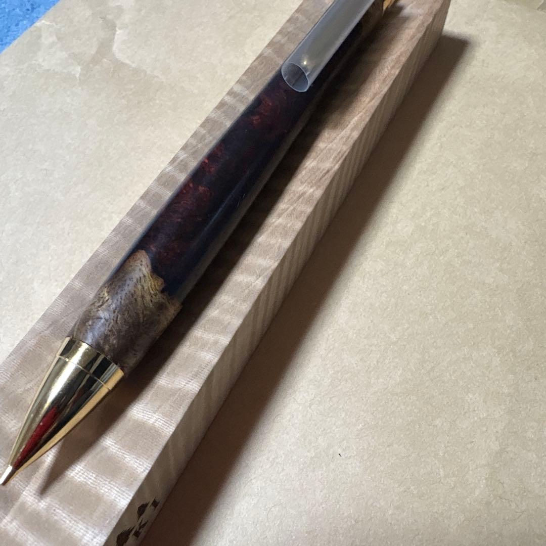 〈新品・未使用〉極上ココボロ瘤杢シャープペンシル