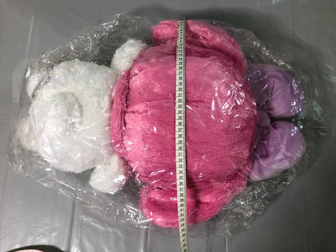 メロディ パフパフぬいぐるみ　Lサイズ　マイメロディ タグ付き