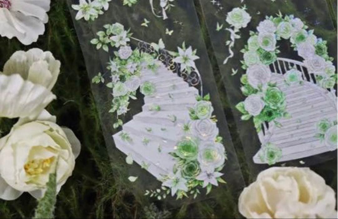 贝壳光 花梯 6cm×5m 海外マスキングテープ　海外マステ　階段