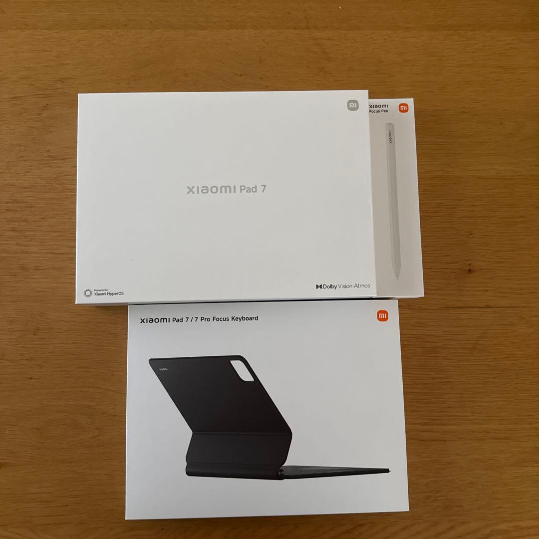 Xiaomi Pad 7 8G128GB フォーカスペン&キーボードセット