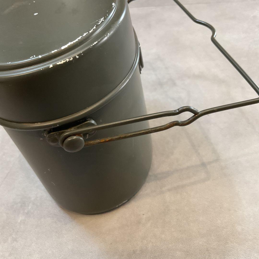 陸上自衛隊 1型戦闘飯盒　桜Qマーク　官給品　1956年製 ビンテージ　美品