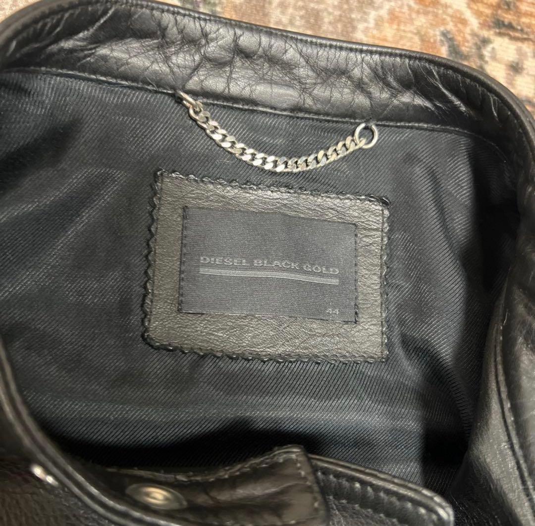 diesel ライダース　double zip