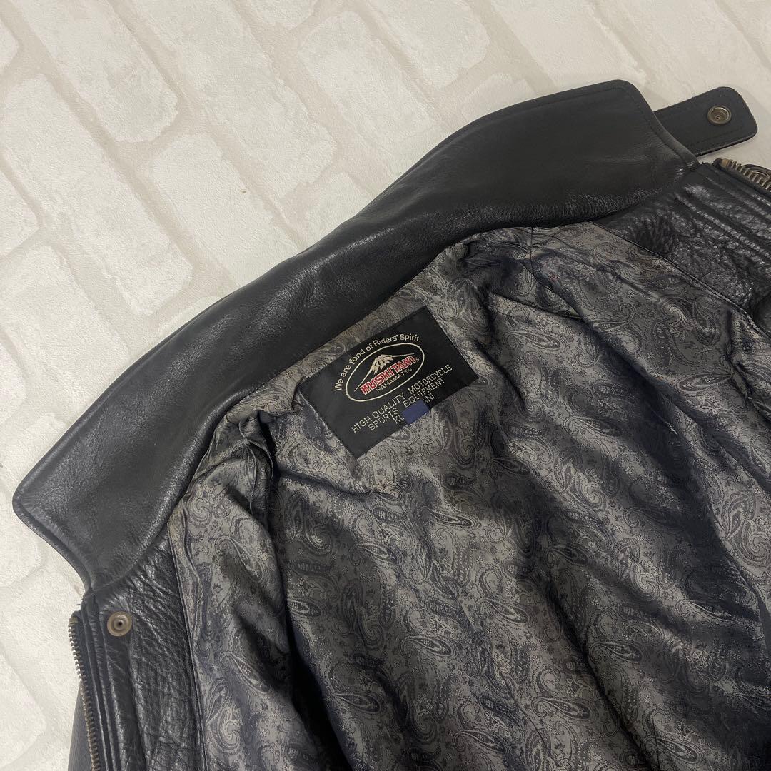 値下げ クシタニ KUSHITANI 日本製 牛革 レザー ライダースジャケット